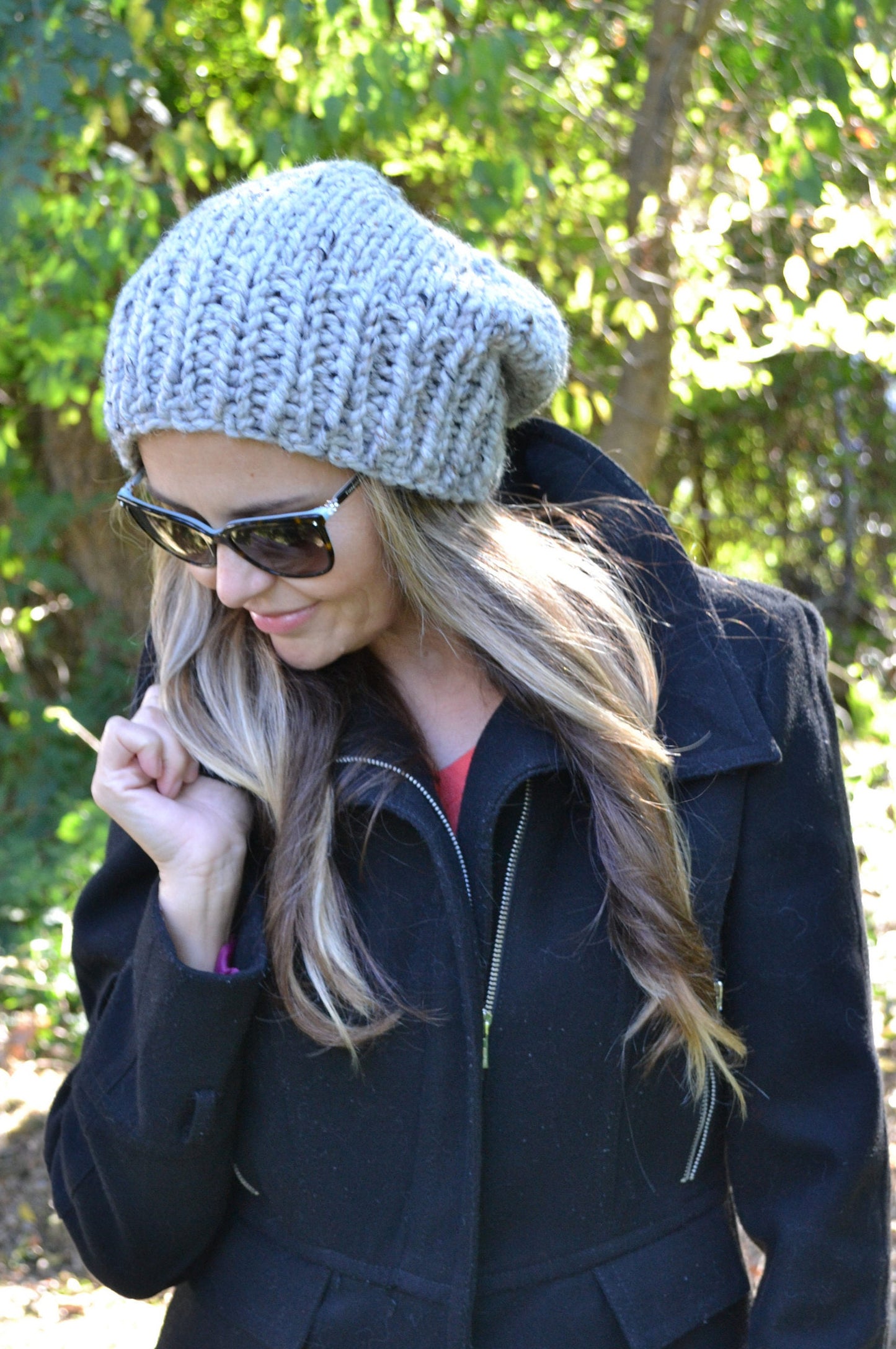 DIY Knitting Pattern Unisex Slouchy Beanie hat, Easy Slouchy Cap, Unisex slouchy hat, The Milano Slouchy Beanie Hat Toque Cap Winter Hat