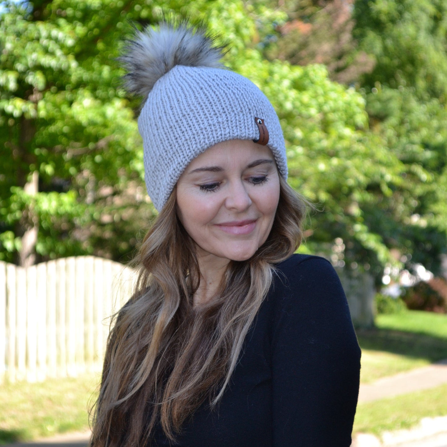 KNITTING PATTERN The Ultimate Double Layer Beanie Hat, Cap Toque Unisex Boho Sleek Timeless Women's Men's Children's Gray Cap, Hat