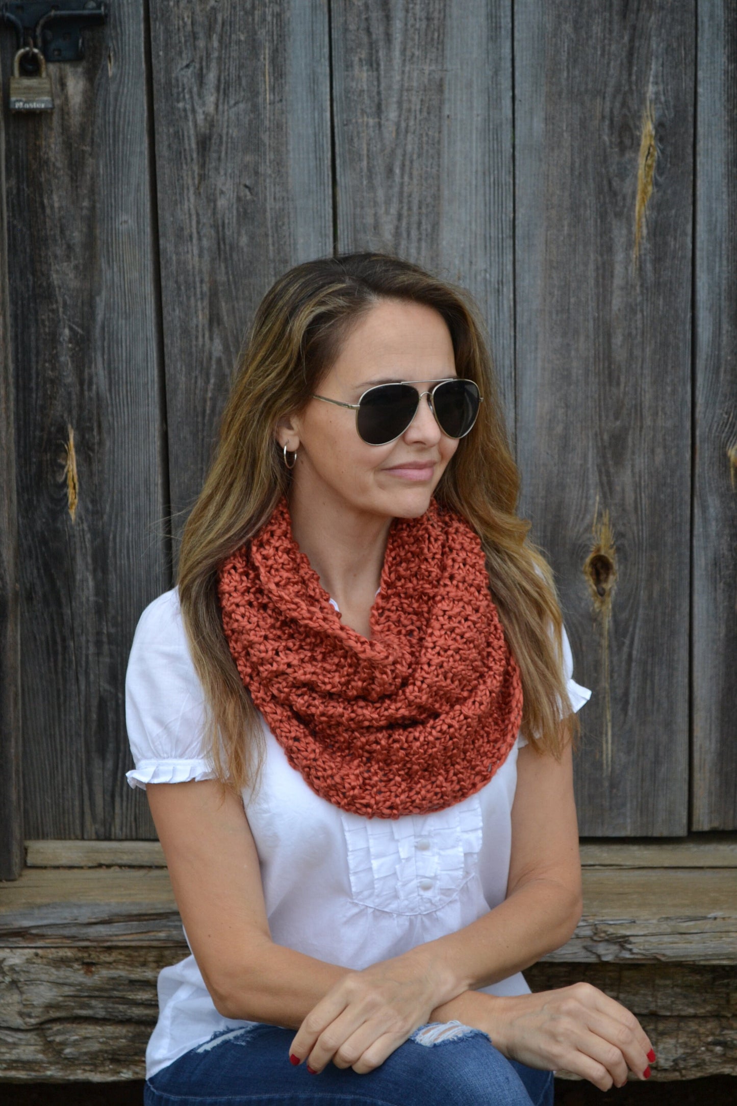 DIY KNITTING PATTERN Oversized Cowl, Warm Knitted Scarf, Hand Knitted Women's Scarf, Oversized Boho Scarf, Easy Knit Snood, Neck Warmer
