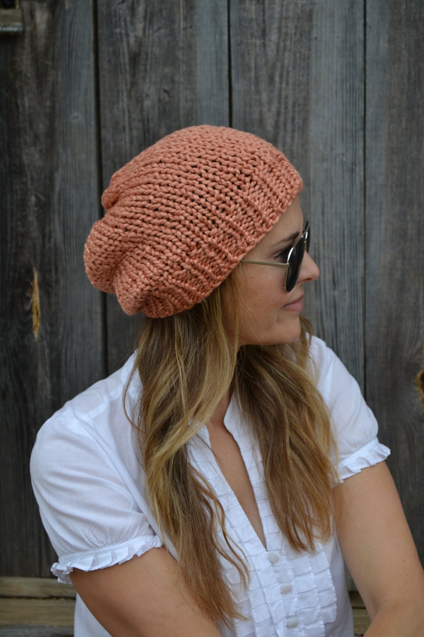 DIY Knitting Pattern Slouchy Beanie hat, Easy Fall Slouchy Cap, Natural fiber slouchy hat, Milano Slouchy Beanie Hat Toque Cap Winter Hat