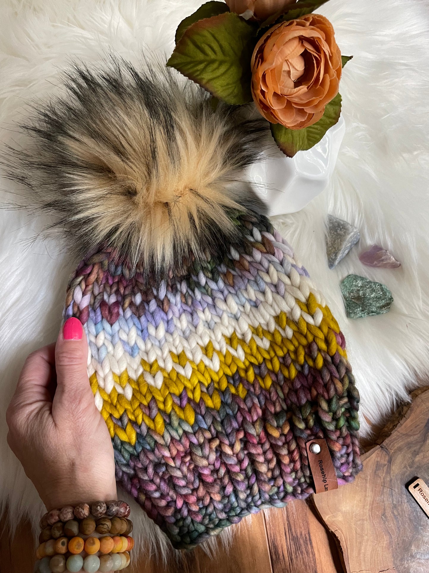 DIY Knitting Pattern Midsummer Dreams Luxury Beanie Hat