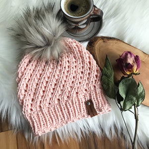 Lacy hat KNITTING PATTERN, Azalea Beanie Hat knitting pattern, Spring beanie knitting pattern, cotton beanie hat pattern, cotton cap