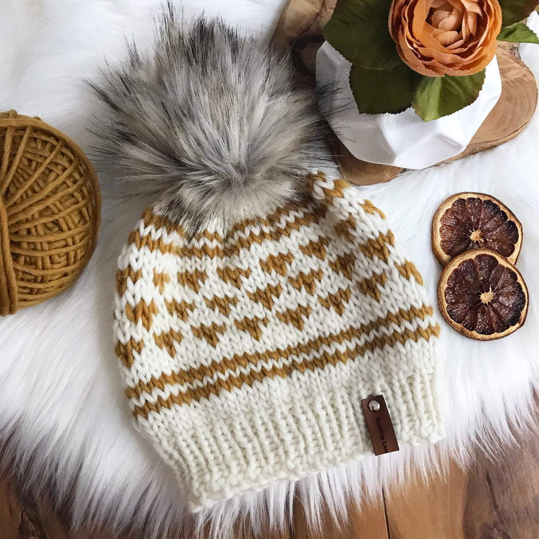 KNITTING PATTERN DIY Luxury Beanie Hat, Women's Toque pattern, luxury wool knit hat,  Women's mustard beanie hat pattern, knit  Cap