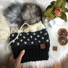 Load image into Gallery viewer, KNITTING PATTERN Luxury Beanie Hat, Pattern for knit hat, Women&#39;s Toque pattern, luxury wool knit hat, knit cap pattern, beanie pattern