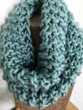 Load image into Gallery viewer, BEGINNER KNITTING PATTERN Luxury Snood, Asheville Oversized Snood, Easy Knit Scarf Scarf,  Hand Knitted Women&#39;s  Scarf  Snood Neck Warmer